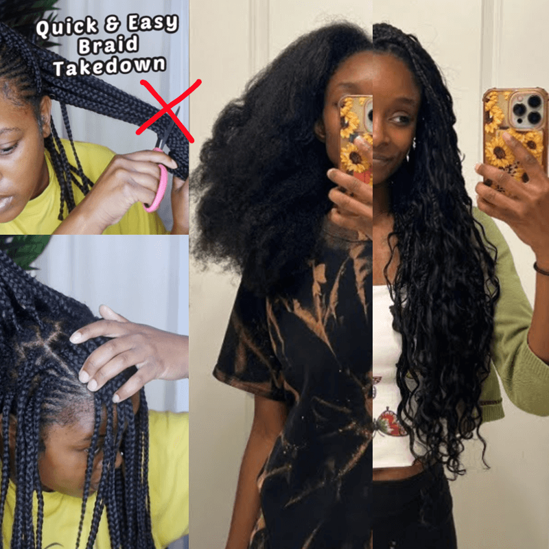 How to Take Out Braids without Breakage for Perfect Reuse - HotBraids